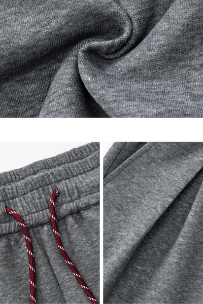 Men's Summer Pleated Drawstring Colorblock Sweat Shorts
