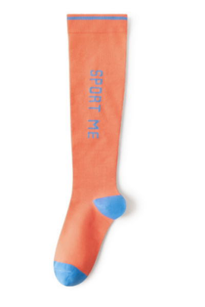 Women Fall Breathable Compression Knee High Sports Socks