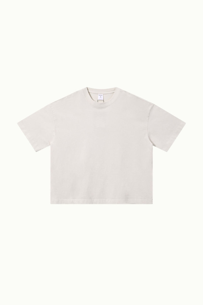 Women's Summer 280g Cotton Washed Oversized Boxy Tee