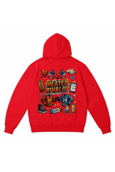 Men Fall Clothing Heated Rivalry Graphic Oversized Hoodie