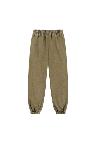 Men Fall Clothing 400G Washed Relaxed Cuff Jogger Pants