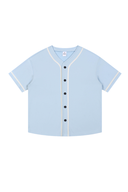 Women's Summer 270g Old Money Button Front Loose Tee