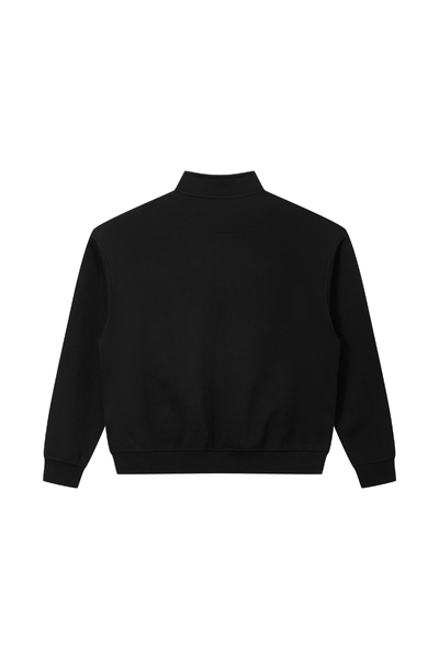 Men Fall Clothing Heathered Half Zip Mock Neck Sweatshirt