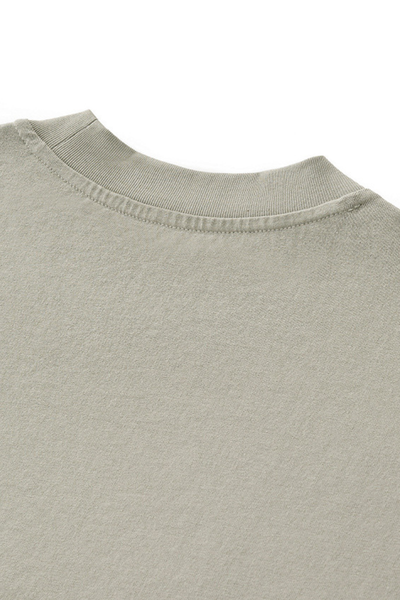 Women's Retro Cotton Drop-Shoulder Solid T-shirt