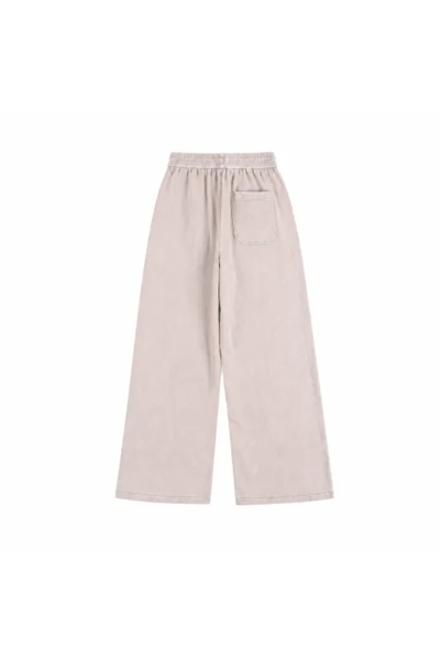 Women Fall Washed Vintage Straight Leg Sweatpants