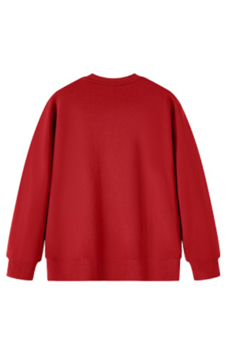 Men Fall 380gsm 100% Cotton Crew Neck Oversized Sweatshirt
