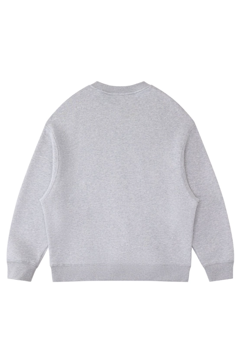 Women's Fall Winter Fleece-Lined Loose Crewneck Sweatshirt