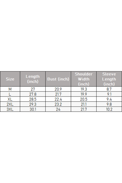 Unisex Summer 7A AntiMite Cooling 3Stitch Cotton Solid Tee