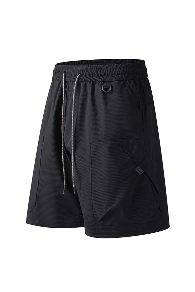 Unisex Summer Hiking Tech Cargo Multi-Pocket 5" Shorts