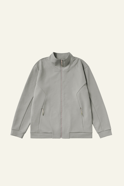 Men's Streetwear Stand Collar Full-Zipper Jacket