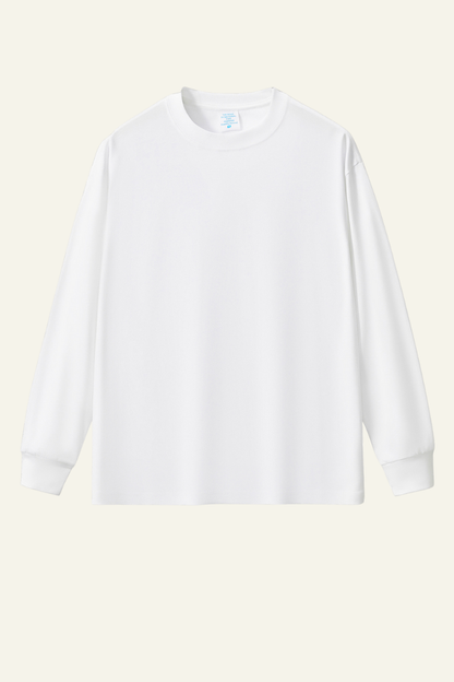 Men's 350 Heavyweight Cotton Long-sleeve T-shirt.