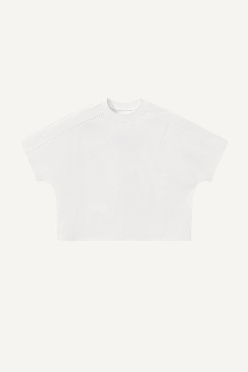 Men's 180g Polyester Cropped Oversized Cooling Tee