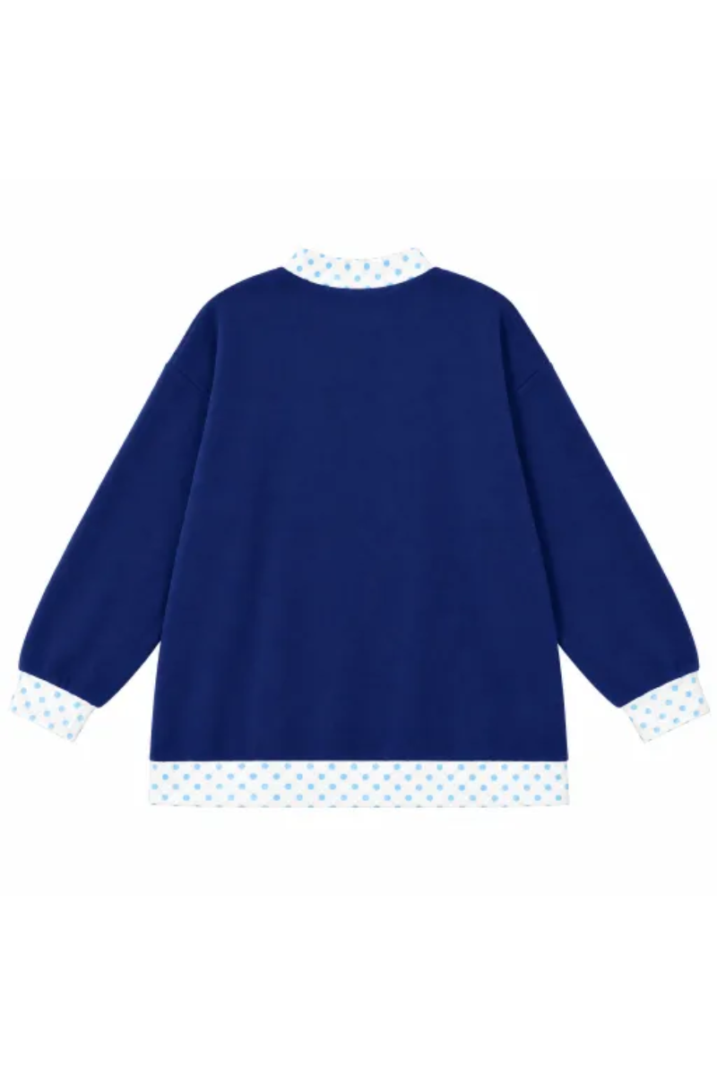Women Fall Clothing Grace Applique Oversized Sweatshirt