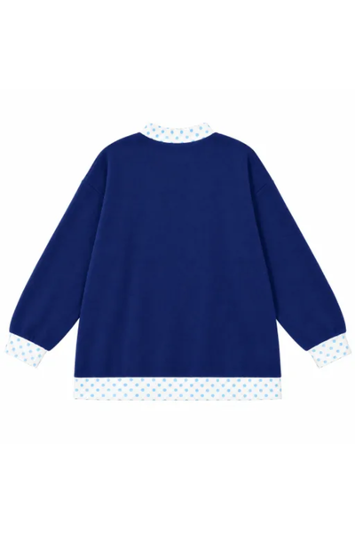 Women Fall Clothing Grace Applique Oversized Sweatshirt