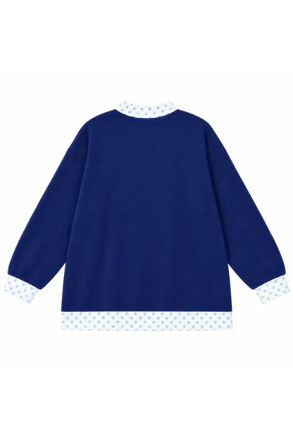 Women Fall Clothing Grace Applique Oversized Sweatshirt