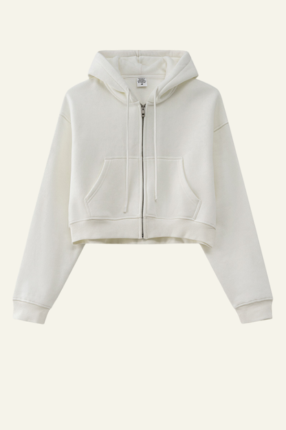 Women's Full Zipper Hooded Jacket