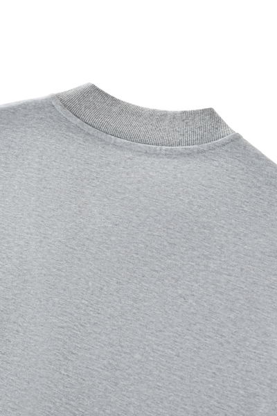 Women Fall Clothing V Neck Boxy Cropped Lantern Sweatshirt