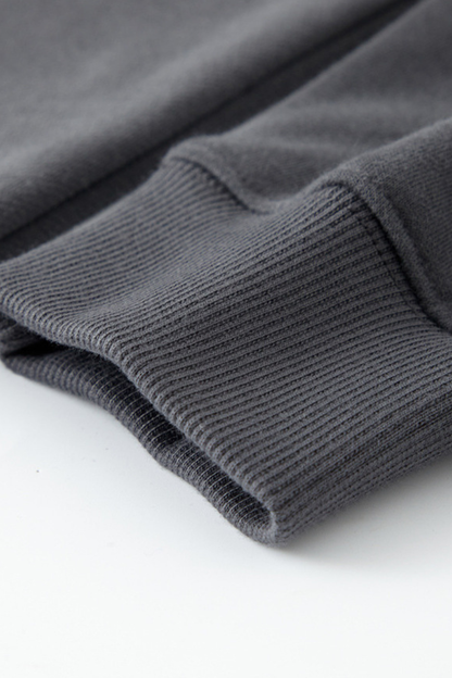Men's Streetwear Polo Collar  Sweatshirt
