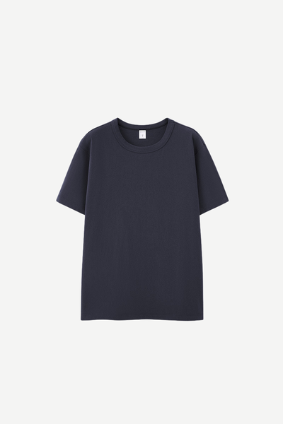 Women's 250g Cotton Double Layer Crewneck Basic Set-in Tee