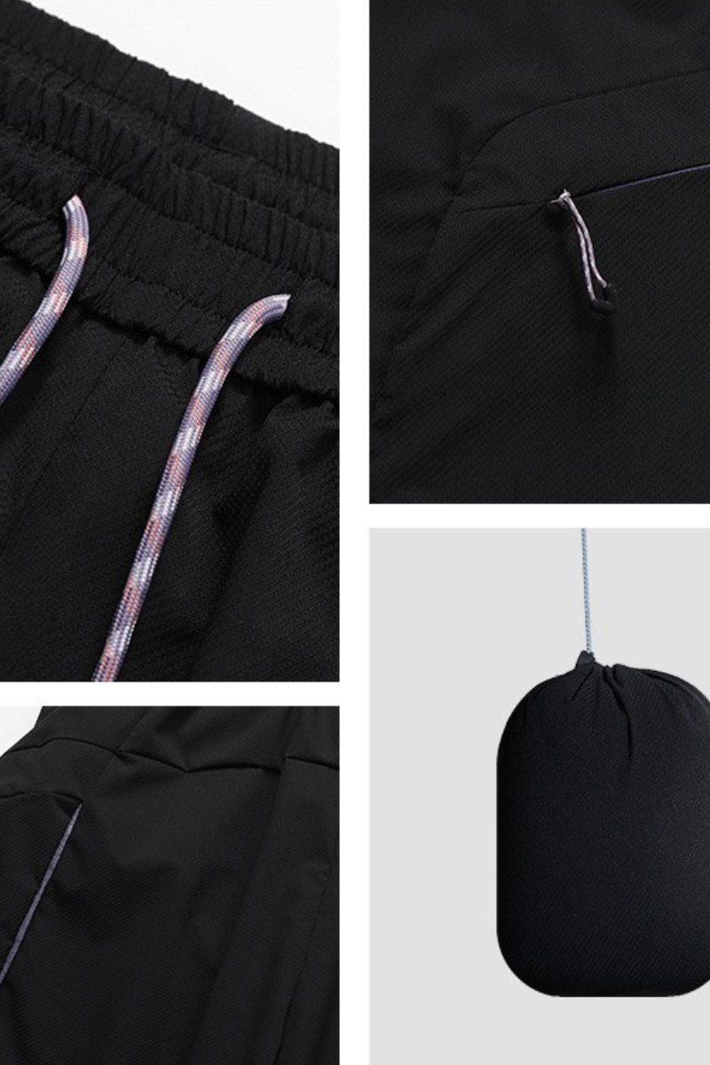 Unisex Summer Straight 7/8 Waterproof Cargo Quick Dry Shorts
