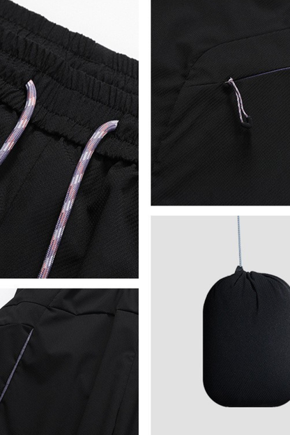 Unisex Summer Straight 7/8 Waterproof Cargo Quick Dry Shorts