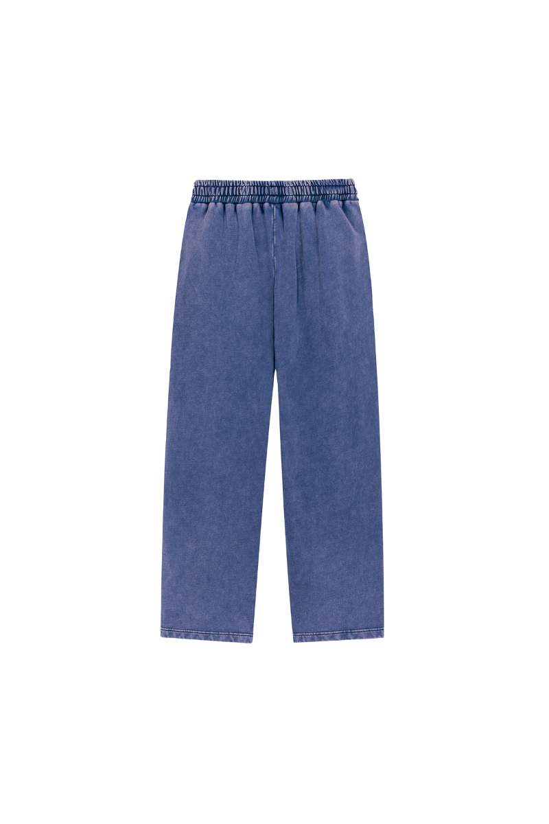 Women's Fall Snow-Wash Straight-Leg Cotton Sweatpants