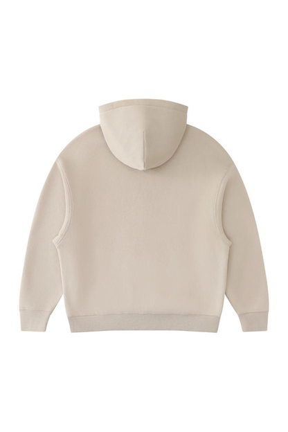 Unisex Fall Winter Oversized Solid Kangaroo-Pocket Hoodie