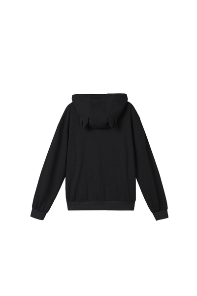 Unisex All Season Cat-Ear Drawstring Pet Pocket Hoodie