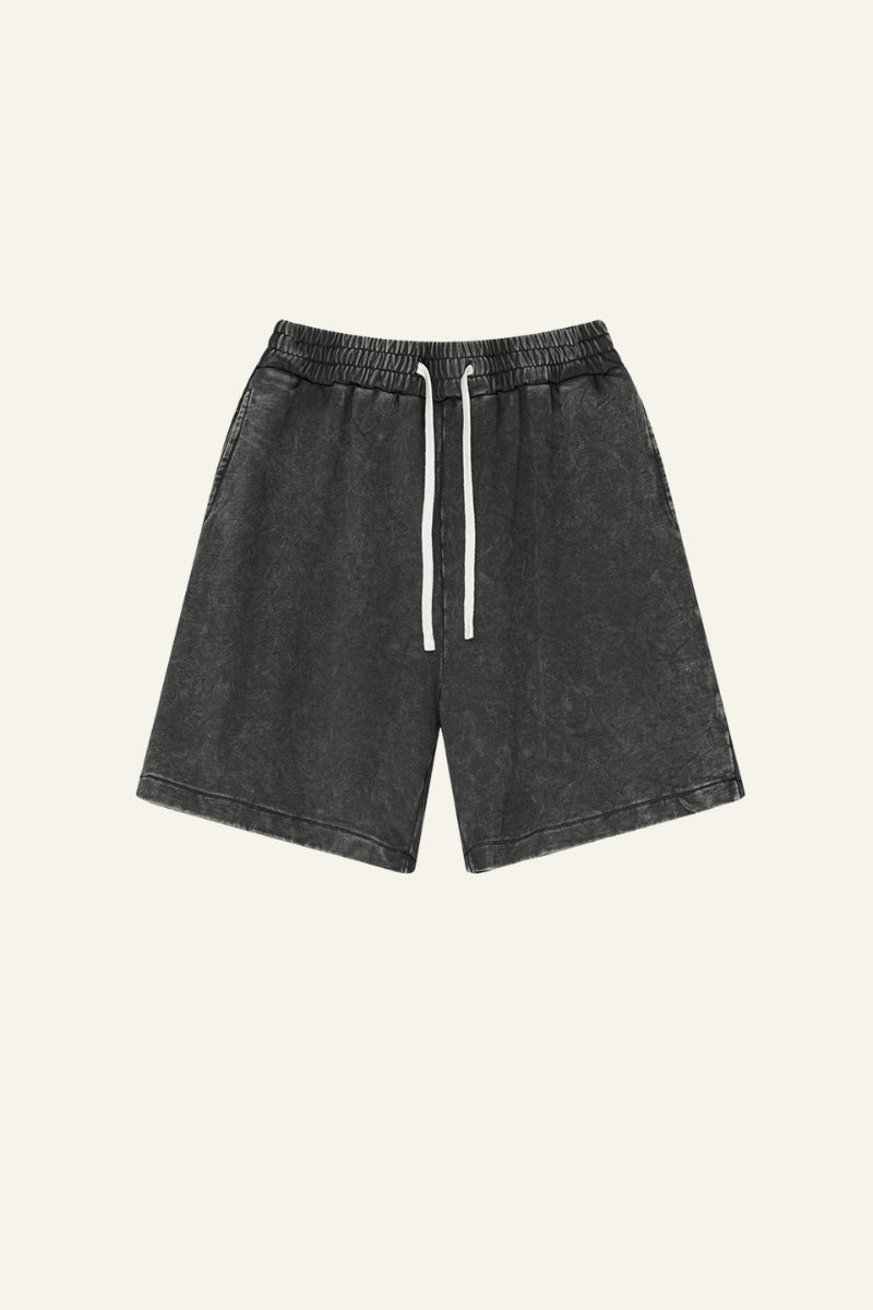 Men's Cottton Washed Athletic Wear Shorts