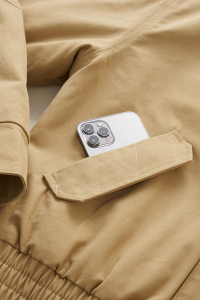 Women's Streetwear Detachable Collar Fleece Stand Jacket