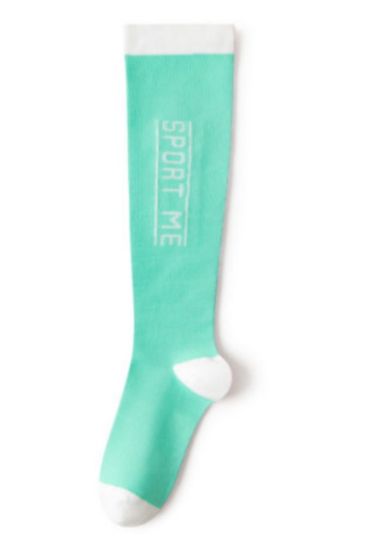 Women Fall Breathable Compression Knee High Sports Socks