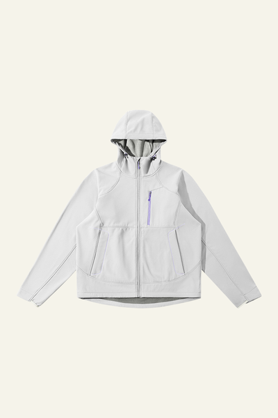 Women's Streetwear Fleece Lined Waterproof Hooded Jacket