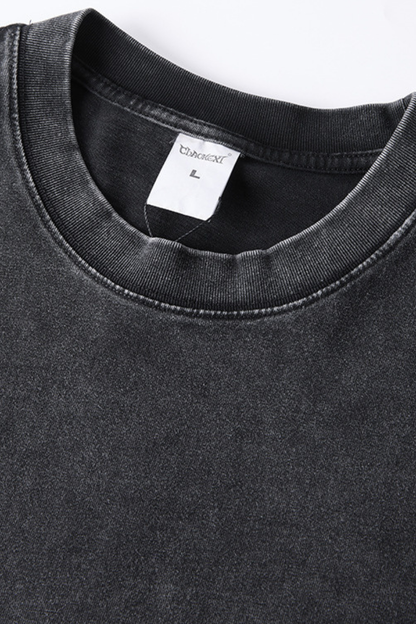 Women's Summer 280g Cotton Washed Oversized Boxy Tee