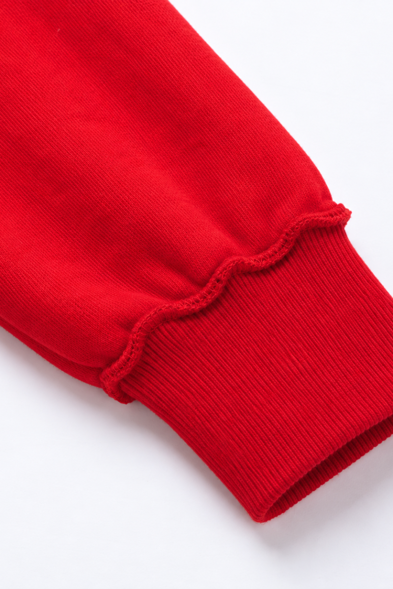 Unisex Fall Clothing Mock-Neck Drop-Shoulder Sweatshirt
