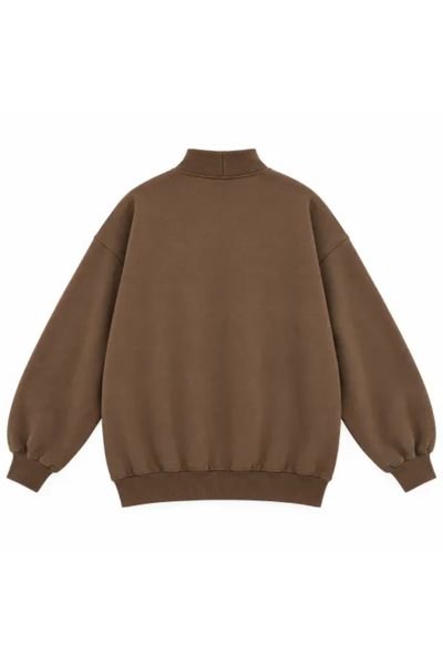 Women Fall Clothing Jesus Saves Mock Neck Sweatshirt