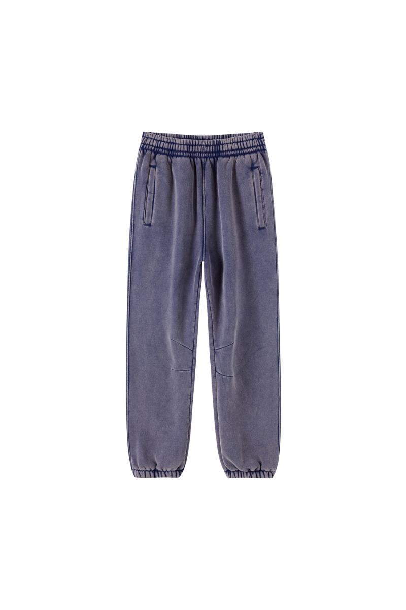 Men Fall Clothing Wax Washed Relaxed Jogger Pants