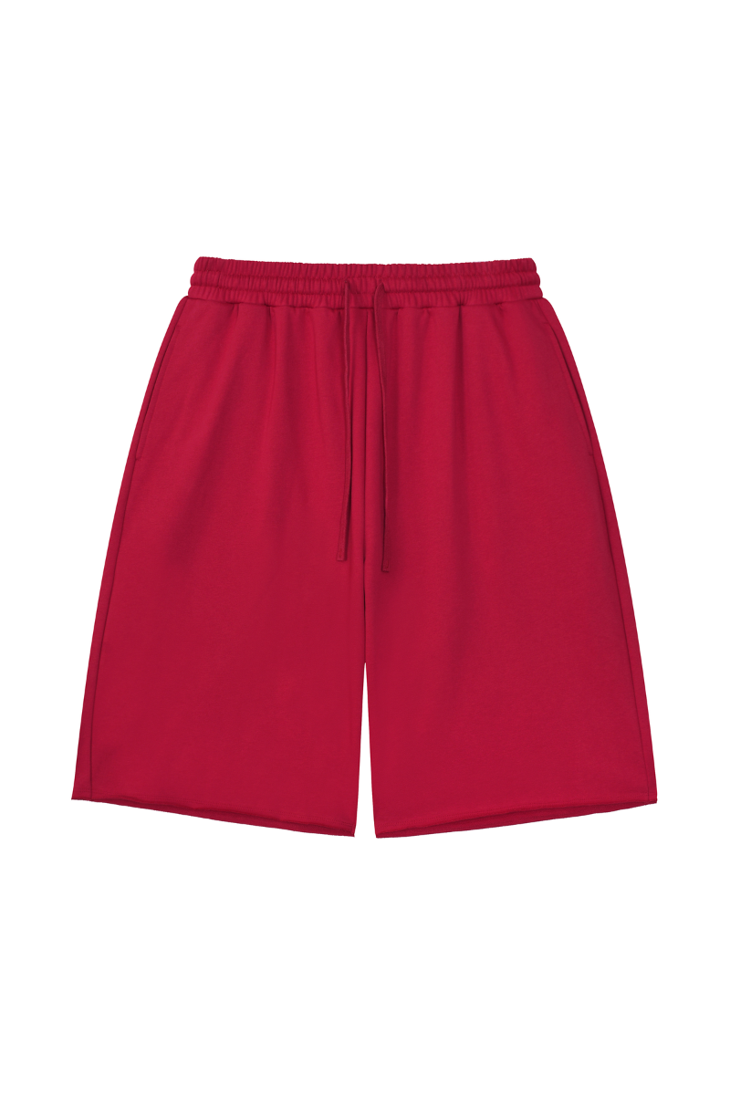 Men's Summer French-Terry Loose 7-Inch Streetwear Shorts