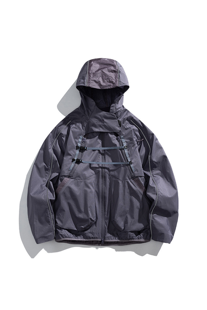 Unisex Outdoor American Cargo Hood Waterproof Hiking Jacket