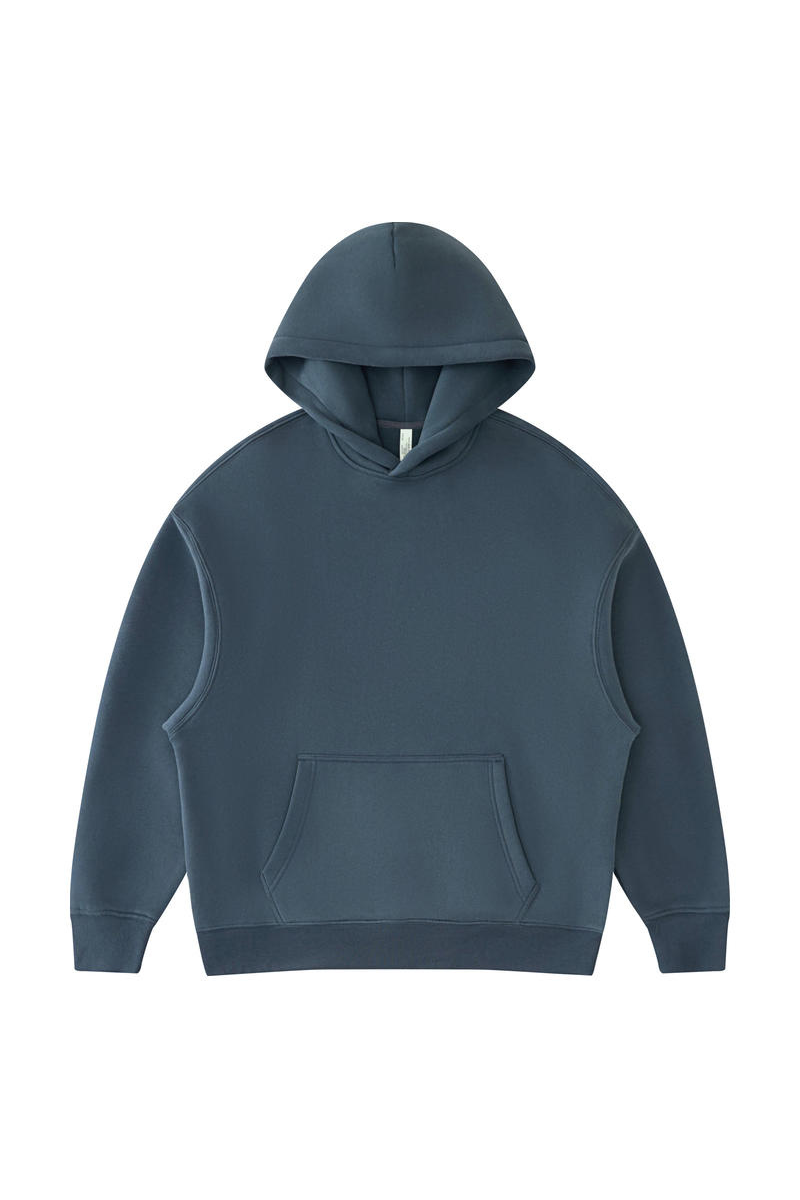 Men's Fall Winter Oversized Drop-Shoulder Pocket Hoodie