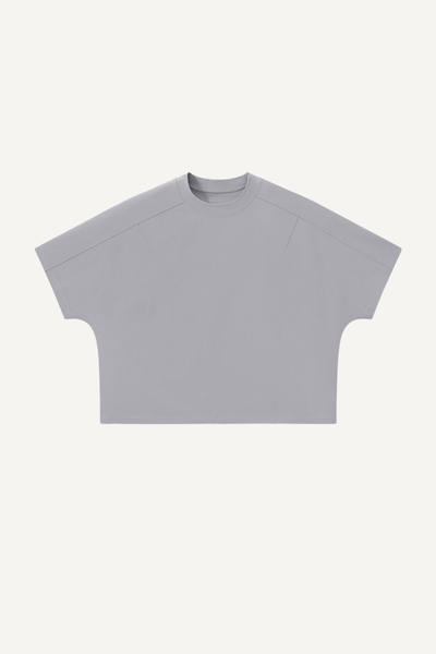 Women's 180g Polyester Cropped Oversized Cooling Tee
