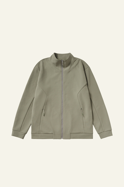 Men's Streetwear Stand Collar Full-Zipper Jacket