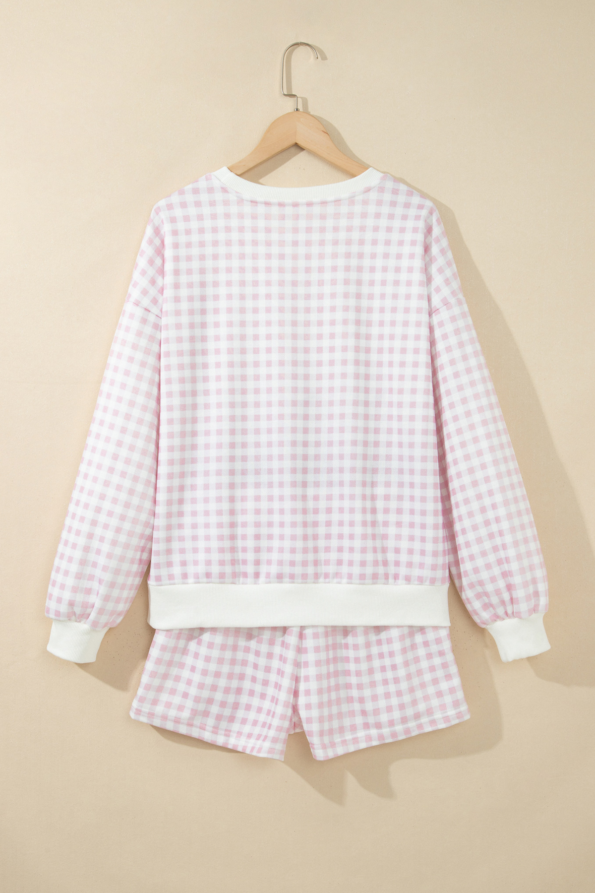 Women's Plaid Multi Pocket Fall Casual 2 Piece Set