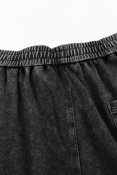 Men Fall Washed Vintage Straight Leg Sweatpants