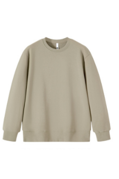 Men Fall 380gsm 100% Cotton Crew Neck Oversized Sweatshirt