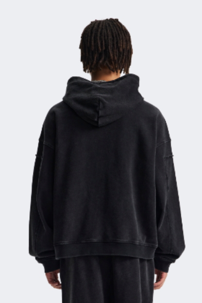Men's Cotton Streetwear Full Zipper Hooded Jacket