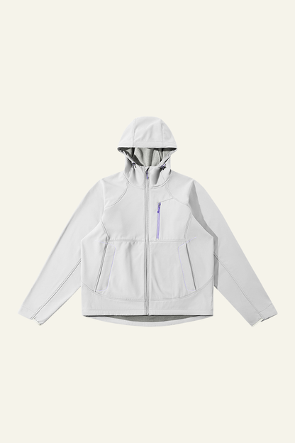 Men's Streetwear Fleece Lined Waterproof Hooded Jacket