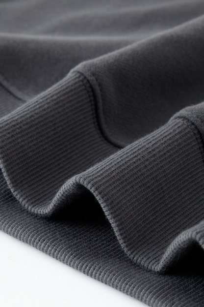 Men's Streetwear Polo Collar  Sweatshirt