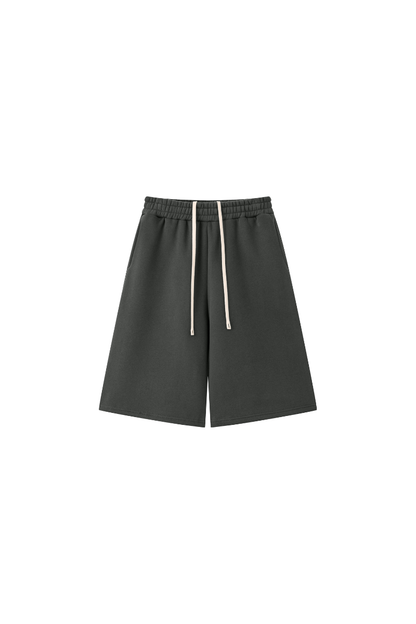 Men Fall Clothing Fleece Lined Drawstring Five Inch Shorts