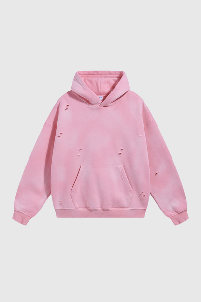 Women's Streetwear Washed 360G Heavyweight Cut Hoodie