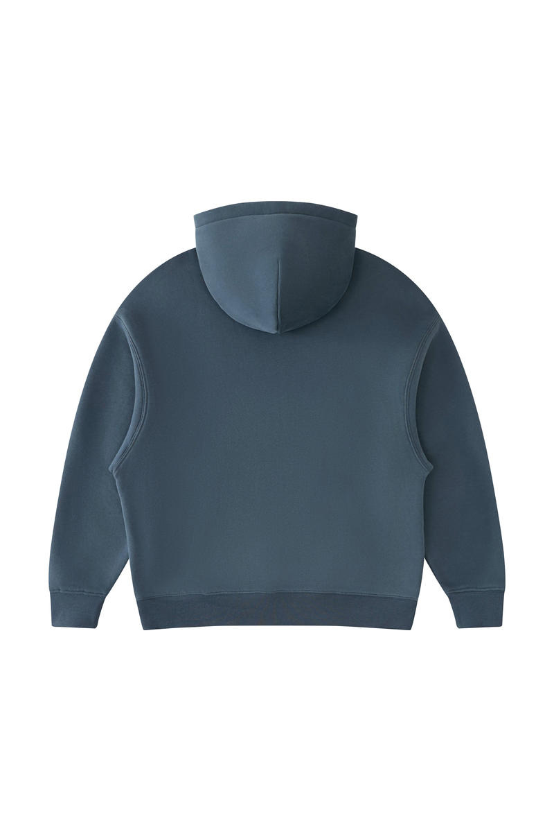 Unisex Fall Winter Oversized Solid Kangaroo-Pocket Hoodie